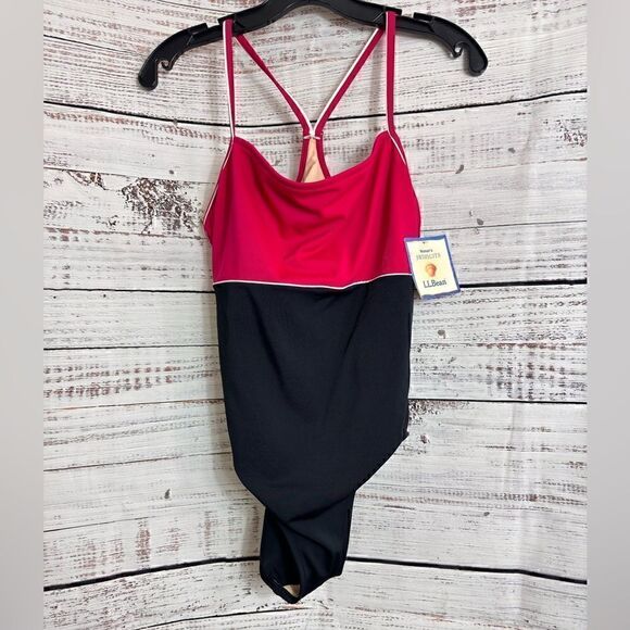 Vintage L.L. Bean swimsuit Womens Size 18 Regular shaping One piece Dead stock - Picture 1 of 10